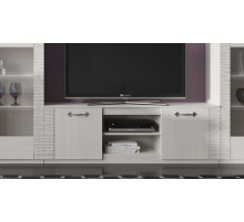 Тумба под телевизор для гостиной Элана, цвет Бодега белая Тумба под телевизор для гостиной Элана, цвет Бодега белая